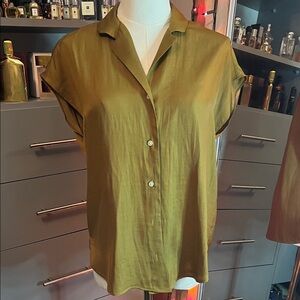 Banana Republic Khaki Button-Down Shirt